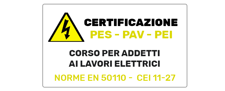 Certificazione Pes - Pav - Pei